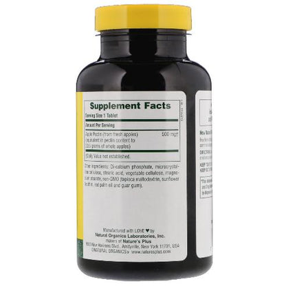 Apple Pectin 500 mg 180 tablets Natures Plus