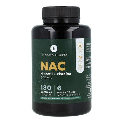 NAC 600 mg Planeta Huerto 180 capsules