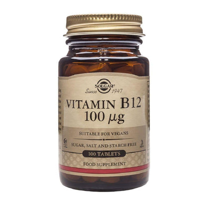 Vitamine B12 100 mcg Solgar 100 tabletten