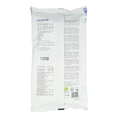 Pack 5 uds Snack BIO de Alga Nori tostada BIO Clearspring 4 g