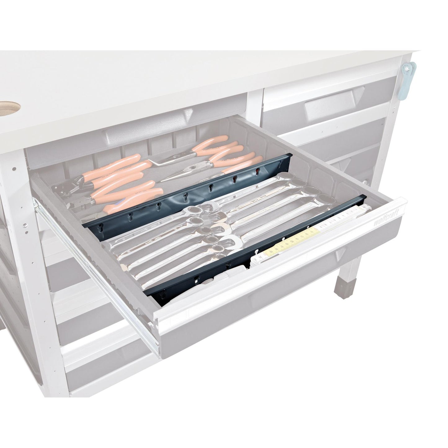 Wolfcraft 6071000 - 2 setjes verdelers voor kleine lades 6072000