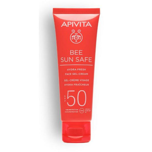 Gel crème solaire Hydra Fresh SPF50 Apivita 50 ml