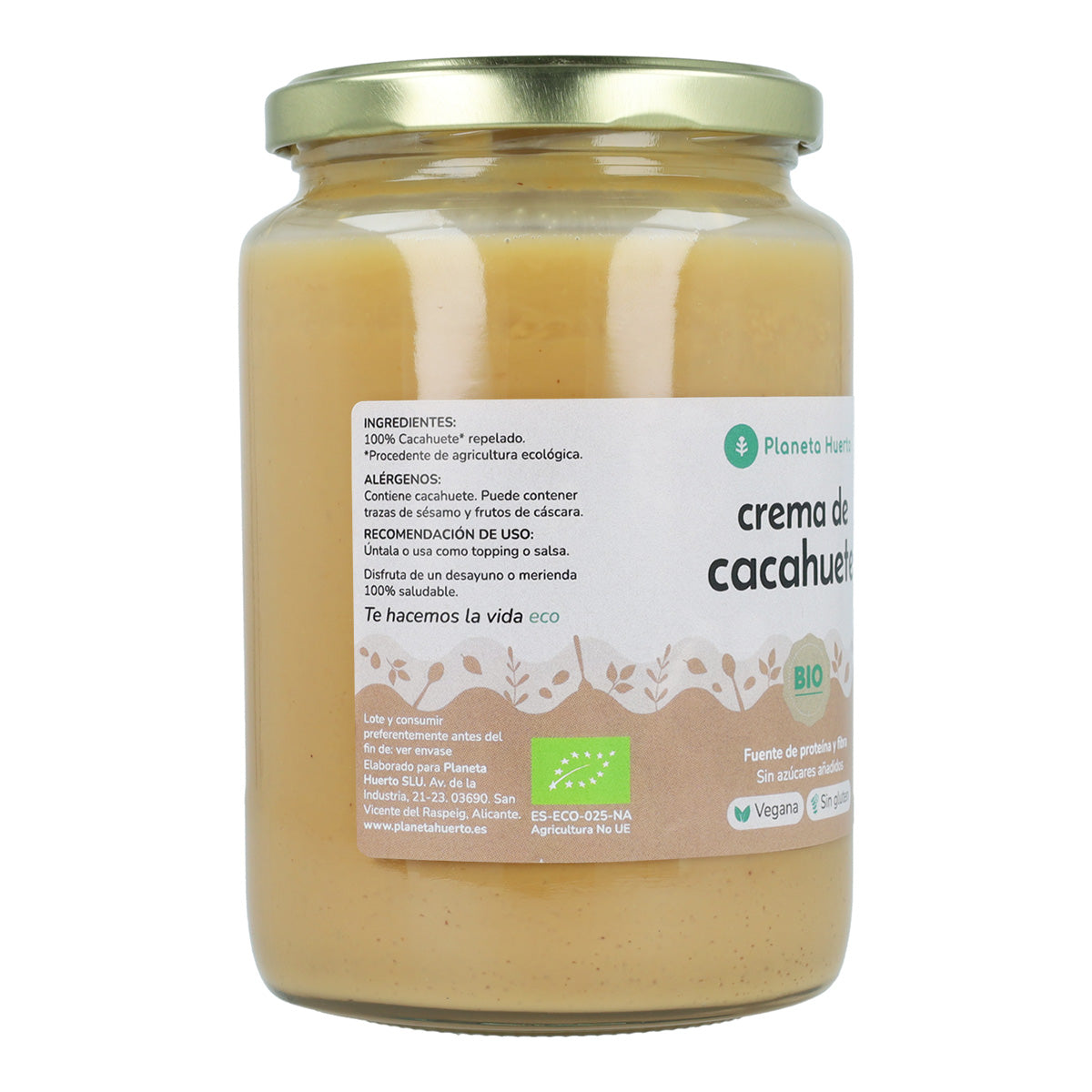Crème de cacahuètes ECO Planeta Huerto