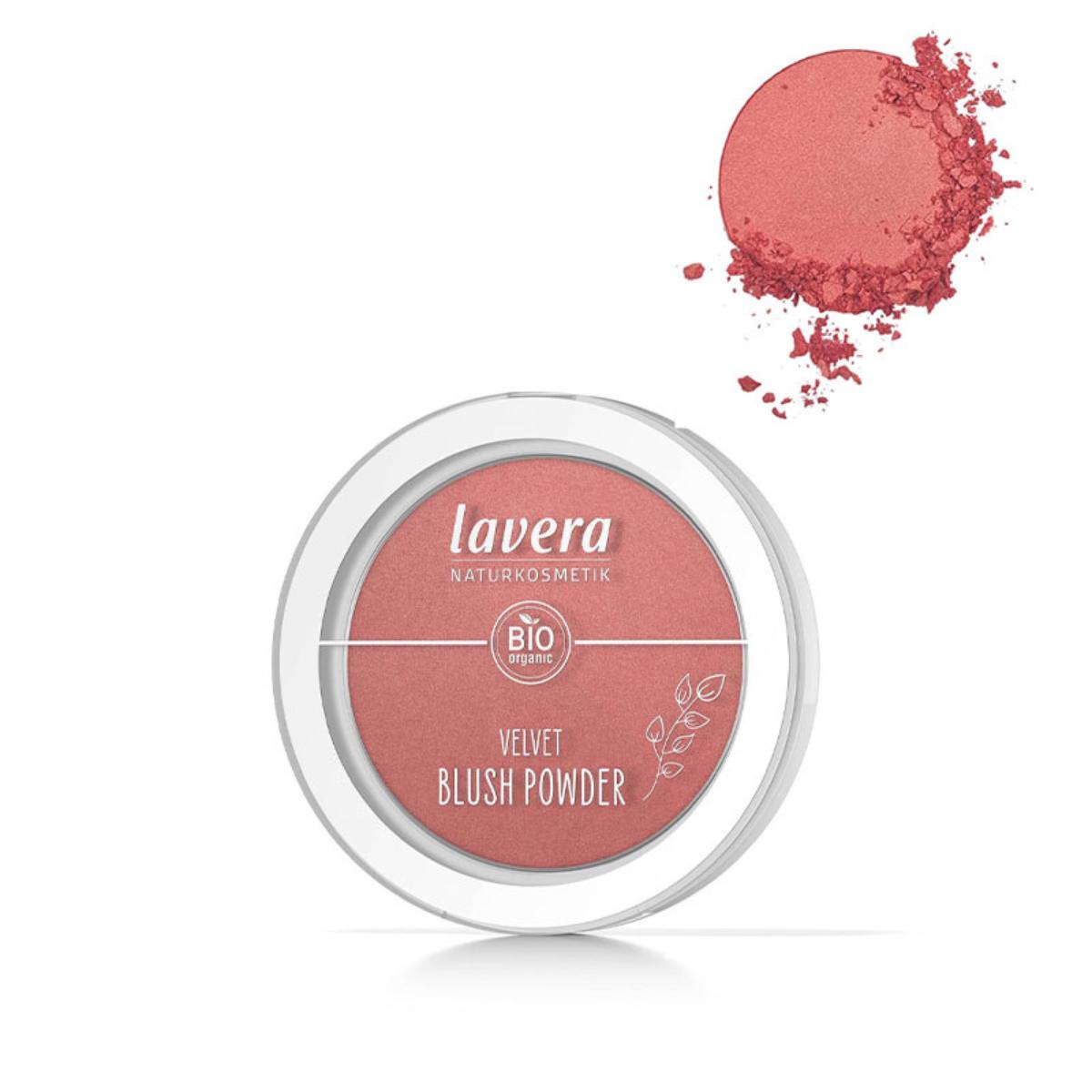 Velvet poederblush - 02 Pink orchid, Lavera 5 g