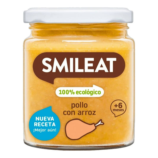 Potje biologische kip met rijst +6 maanden Smileat, 230 g