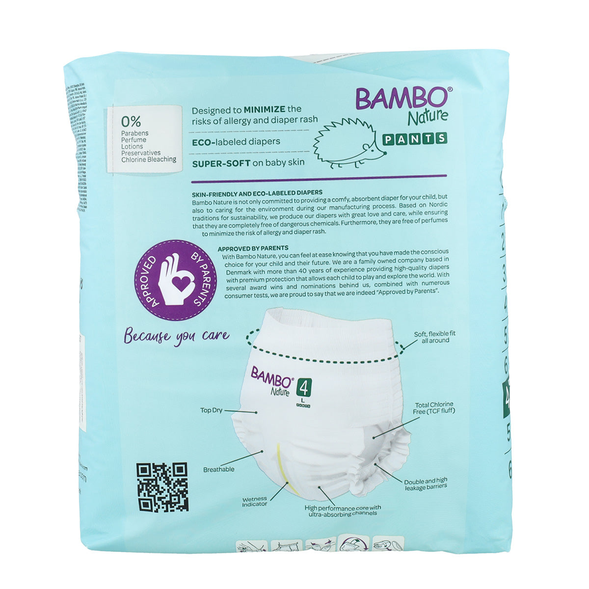 Luierbroekjes T4 (7-12 kg) Bambo Nature 20 stuks