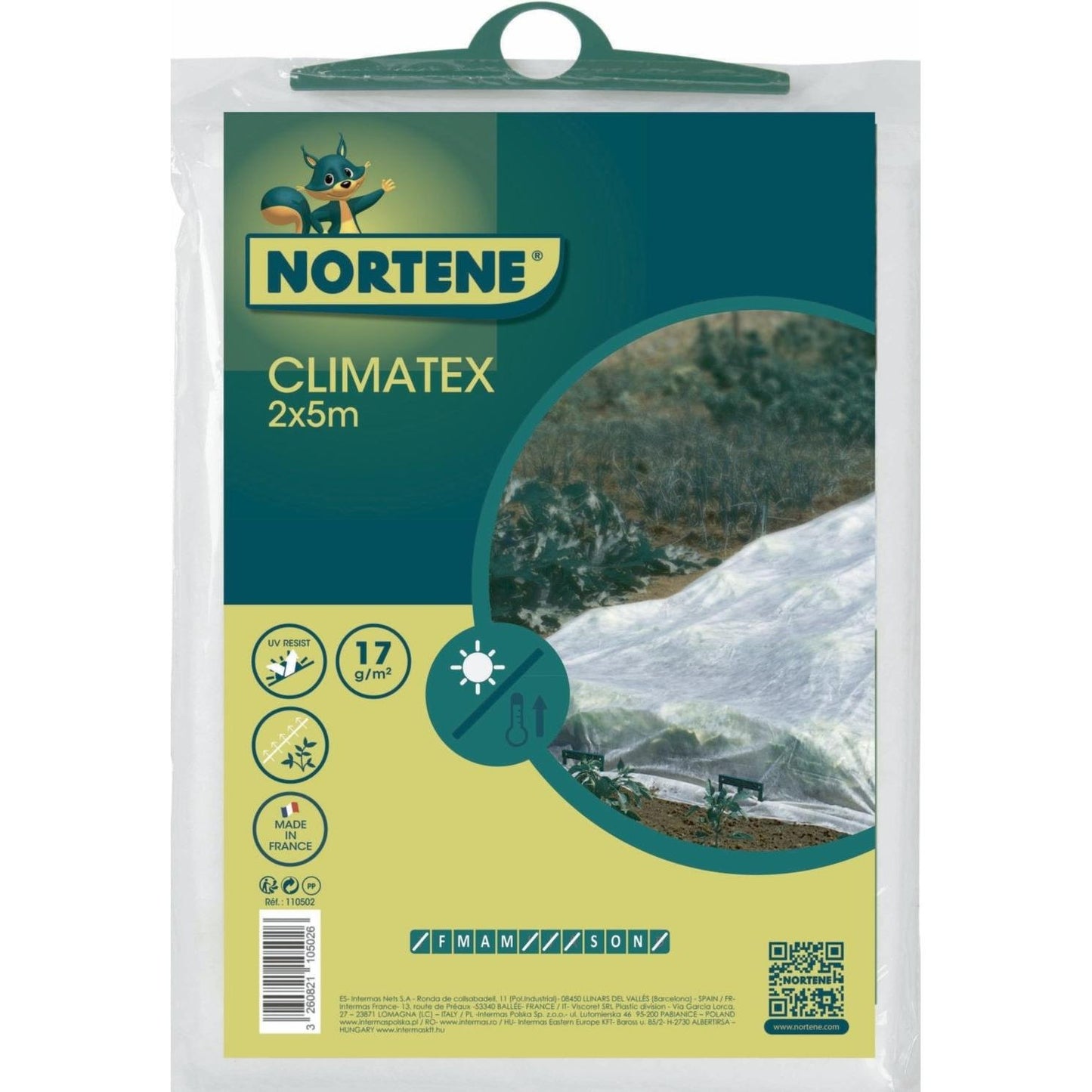 Climatex Nortene Growth Veil 2 x 5 m