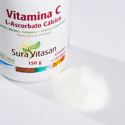 Vitamine C L-Ascorbate, Sura Vitasan, 150 g