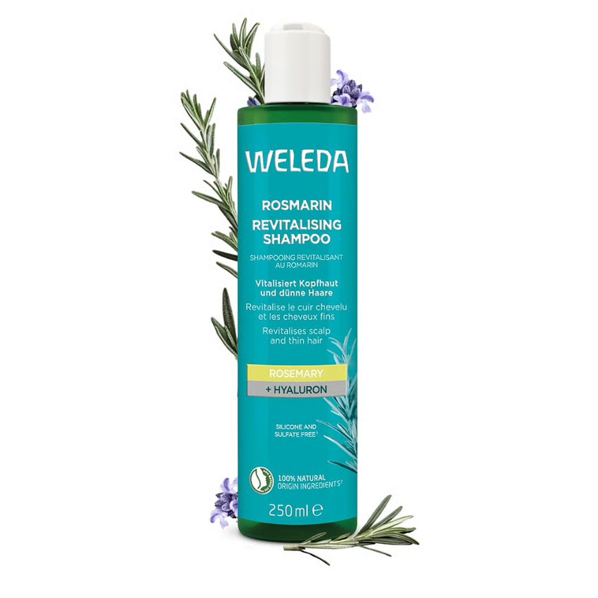 Revitaliserende rozemarijnshampoo 250 ml