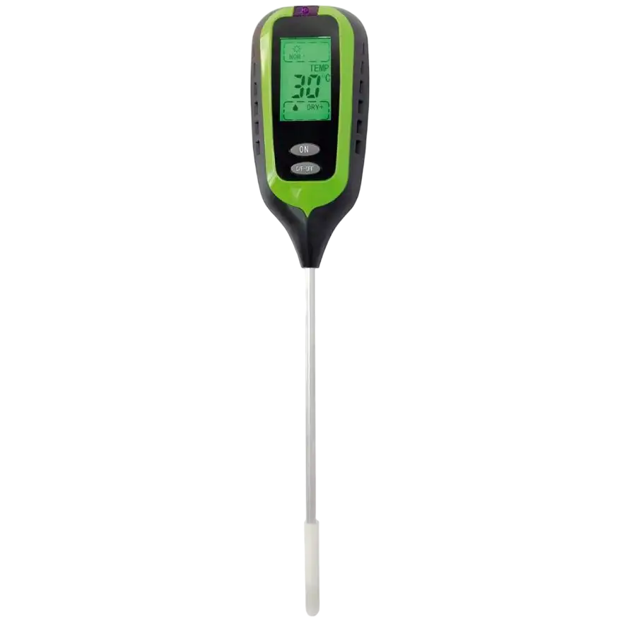 Verdemax 4-in-1 light, humidity, pH and temperature meter