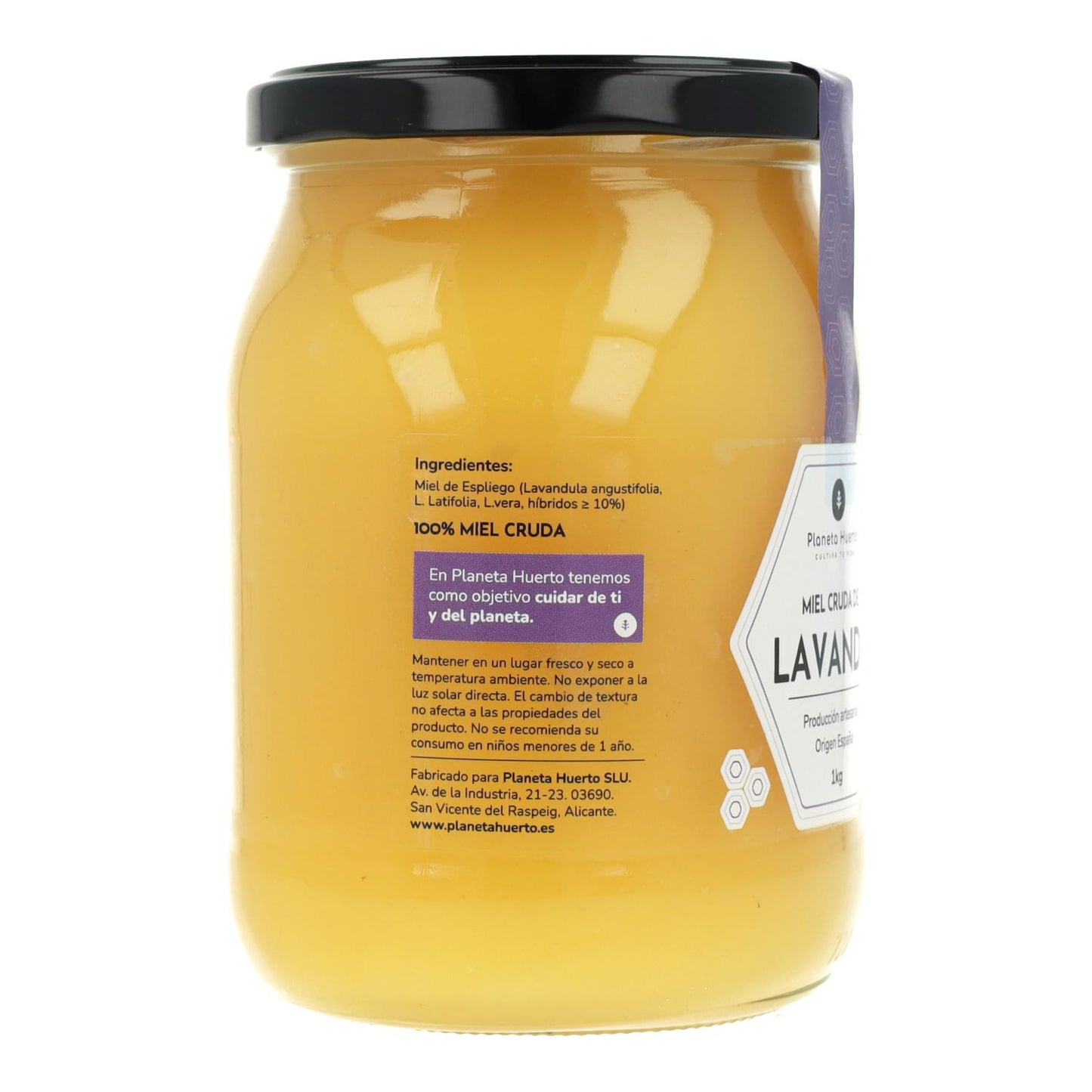 Pack 6x Miel Cruda de Lavanda Planeta Huerto 1 Kg