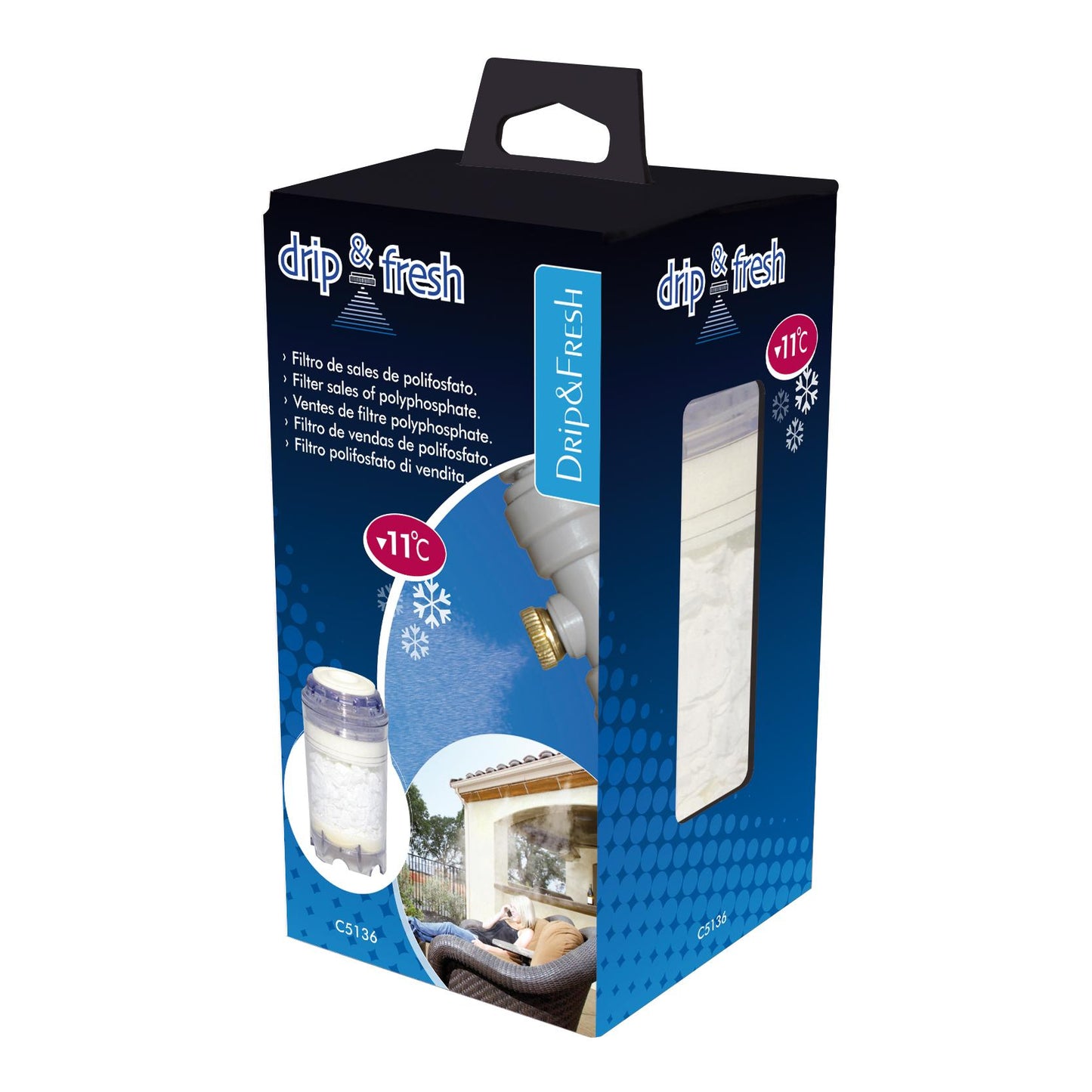 Polyphosphat-Salzfilter