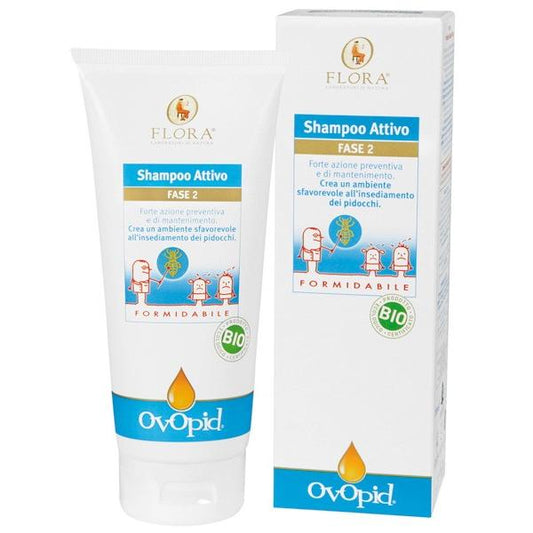 Szampon przeciwpasożytniczy Ovopid Faza 2 Flora, 200 ml