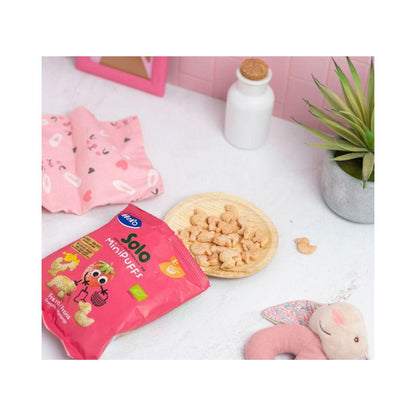 Zestaw 7x ekologiczne przekąski truskawkowe 18 g - Hero Solo