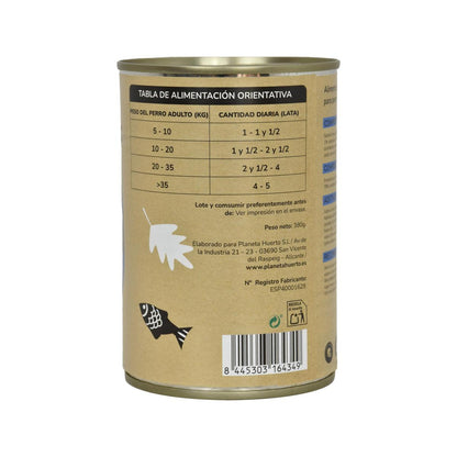 Pack 6 x Comida Húmeda Grain Free Superpremium para perro Salmón 380 g Planeta Huerto