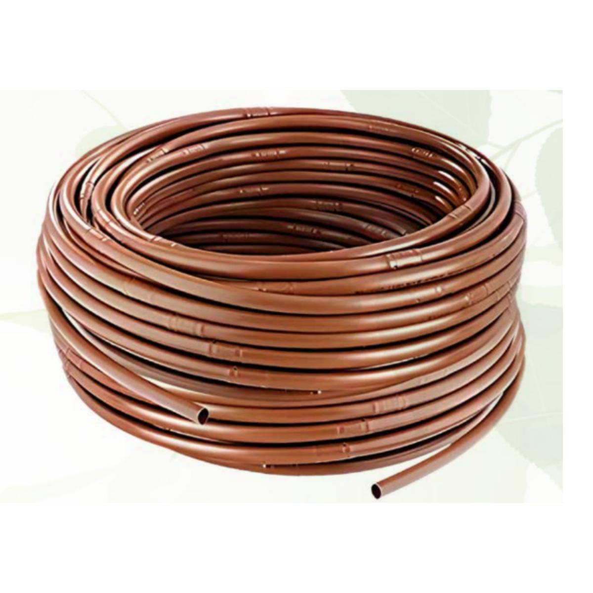 Brown pipe with integrated drippers 16 mm Aqua Control 100 m