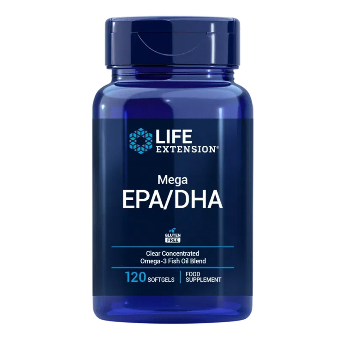 Mega EPA/DHA, Life Extension 120 kapslar