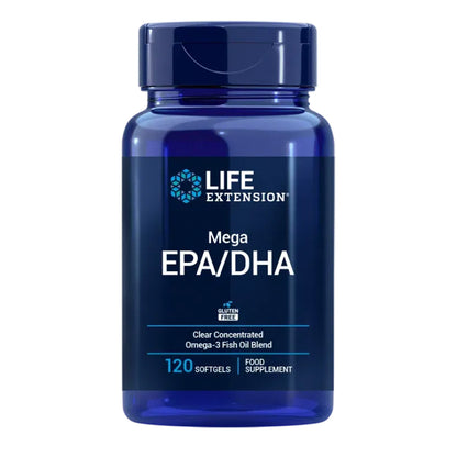 Mega EPA/DHA, Life Extension 120 kapslar