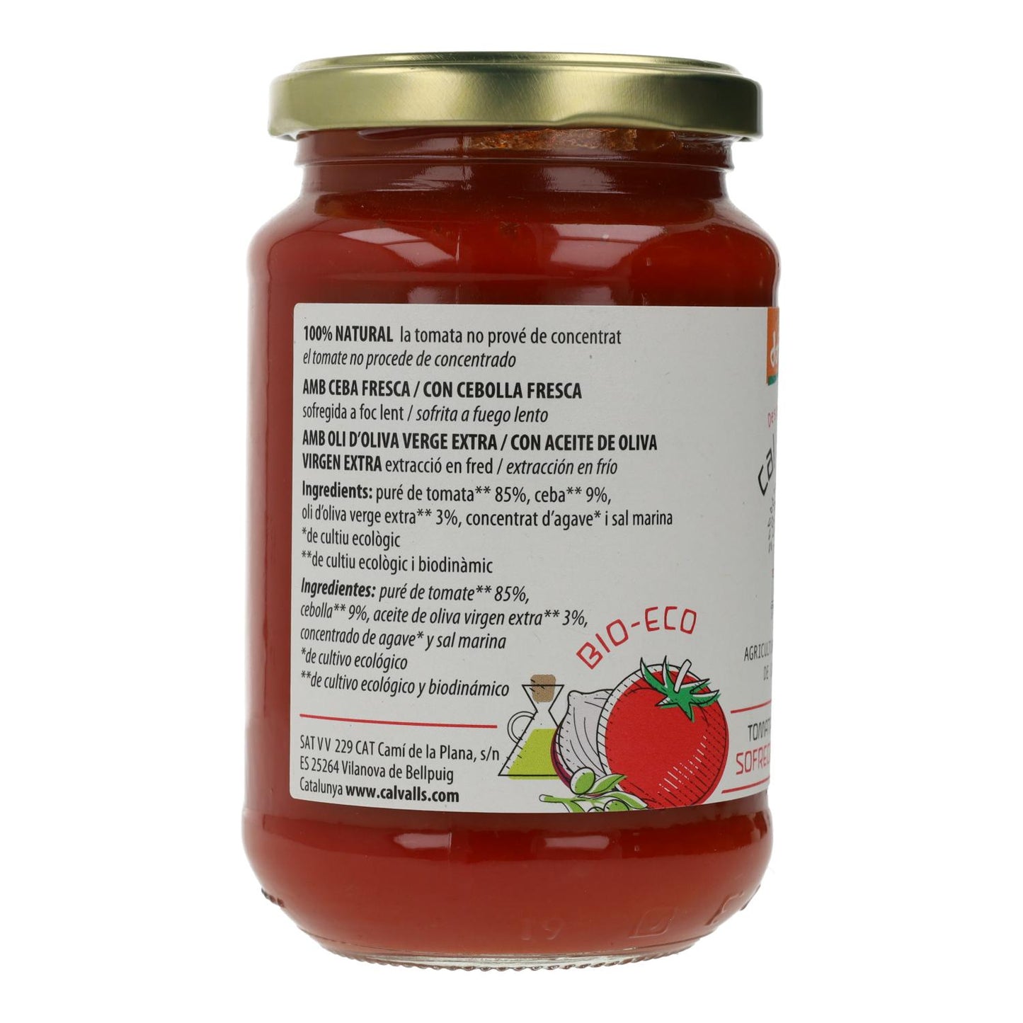 Bio-Tomatenmark Cal Valls, 350 g