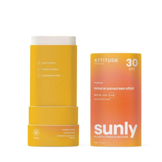 Attitude tropische zonnebrandstick SPF 30 60 g