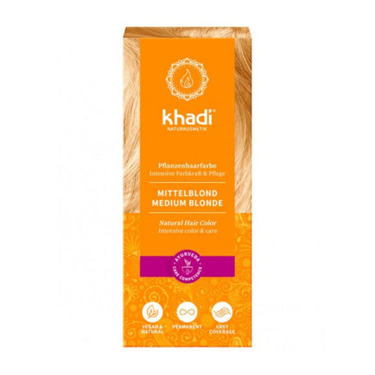 Tinta naturale biondo medio Khadi 100 g