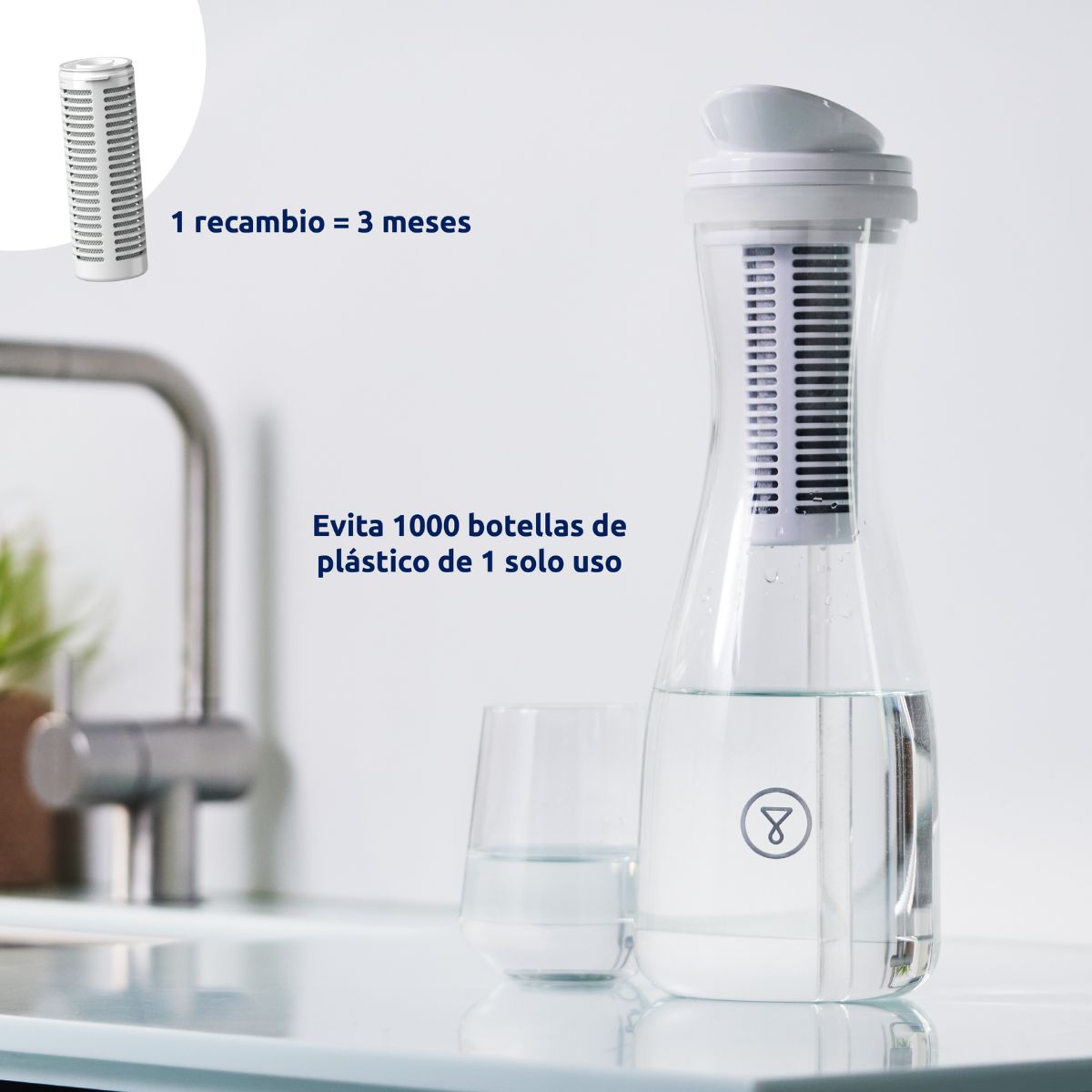 2er-Pack Kartuschen für PitcherPro Tappwater Wasserfilterkanne