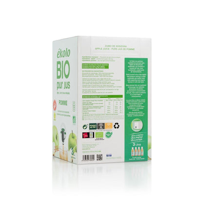 Bag in box 100% biologisch geperst appelsap Bio Ékolo bio 3L