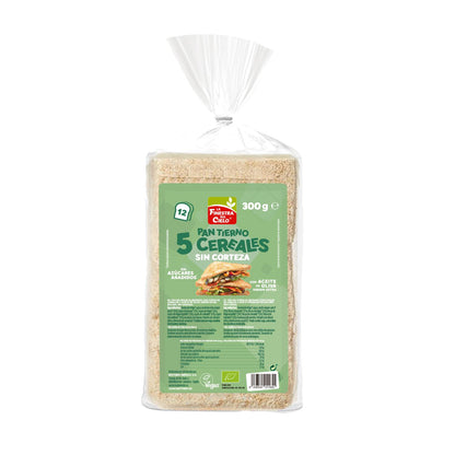 Weiches 5-Korn-Brot ohne Kruste ECO La Finestra Sul Cielo 300 g