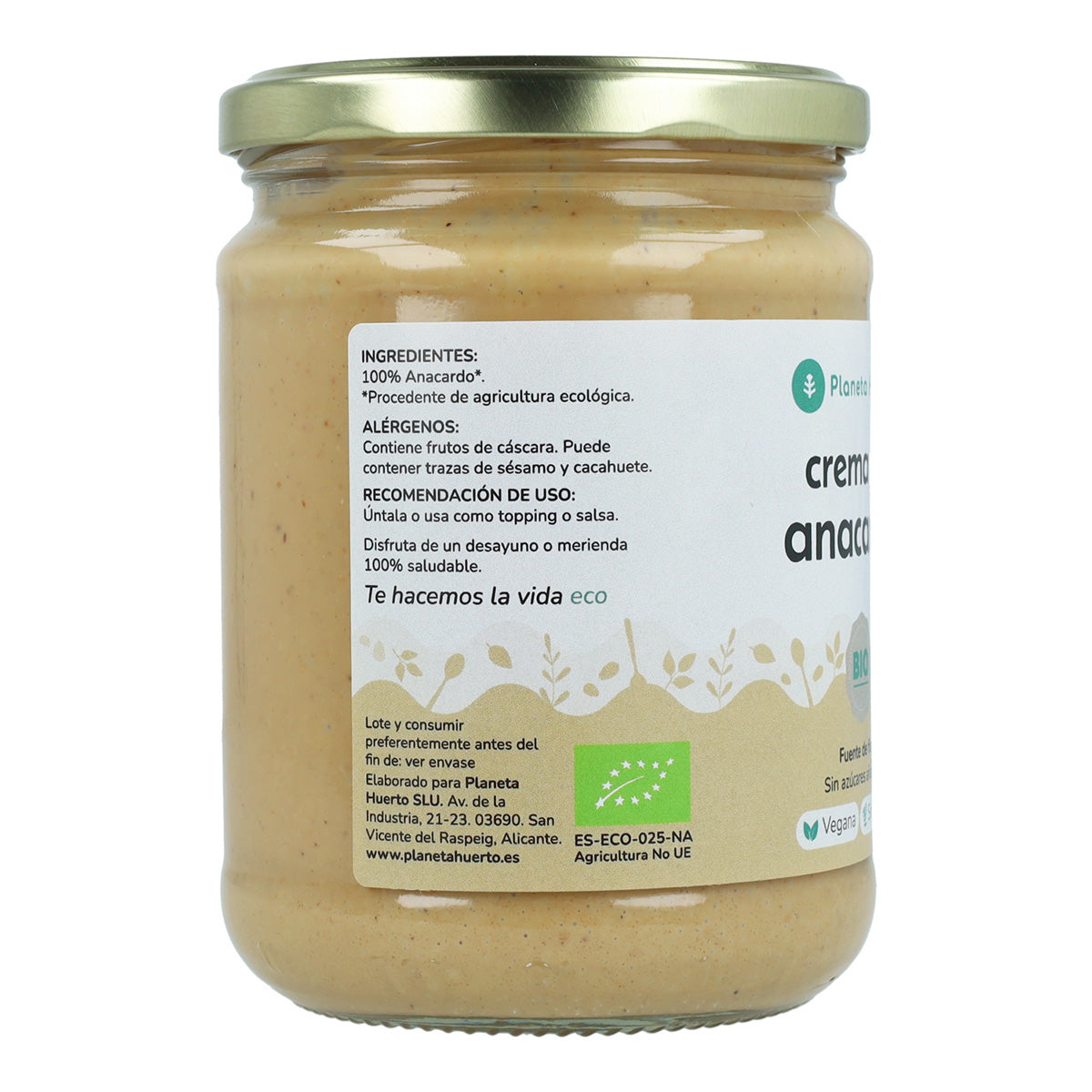Cashewgrädde ECO Planeta Huerto 350 g