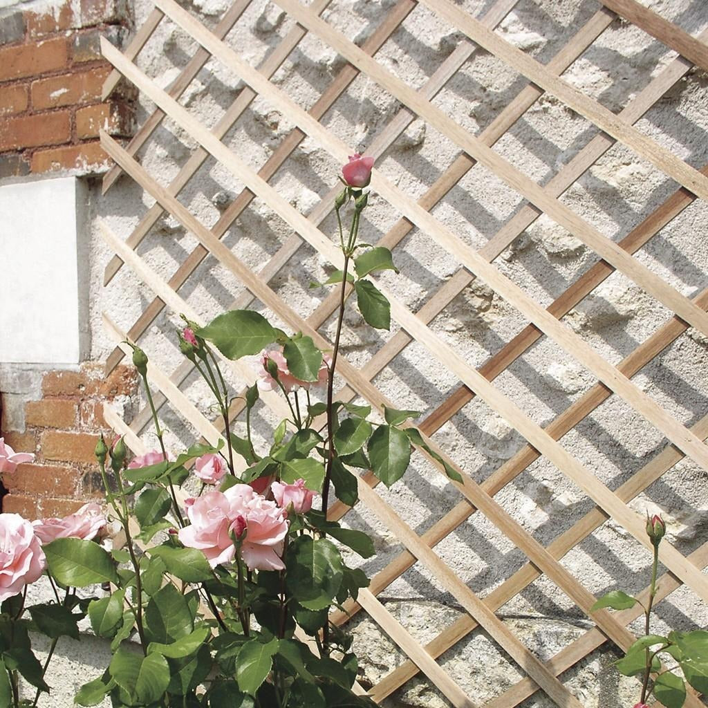 Uitschuifbaar houten latwerk Trelliwood Nortene 0,5x1,50 m