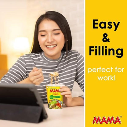 Bol de fideos instantáneos, pollo Mama 70g