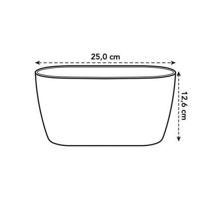 Macetero doble orquídeas Brussels orchid duo Elho transúcido
