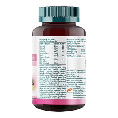 Gummies Salud piel & uñas Himalaya 60 cápsulas