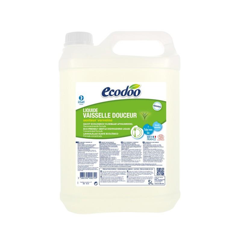 Zachte afwasmiddel Aloe Vera en Verbena Ecodoo 5 L