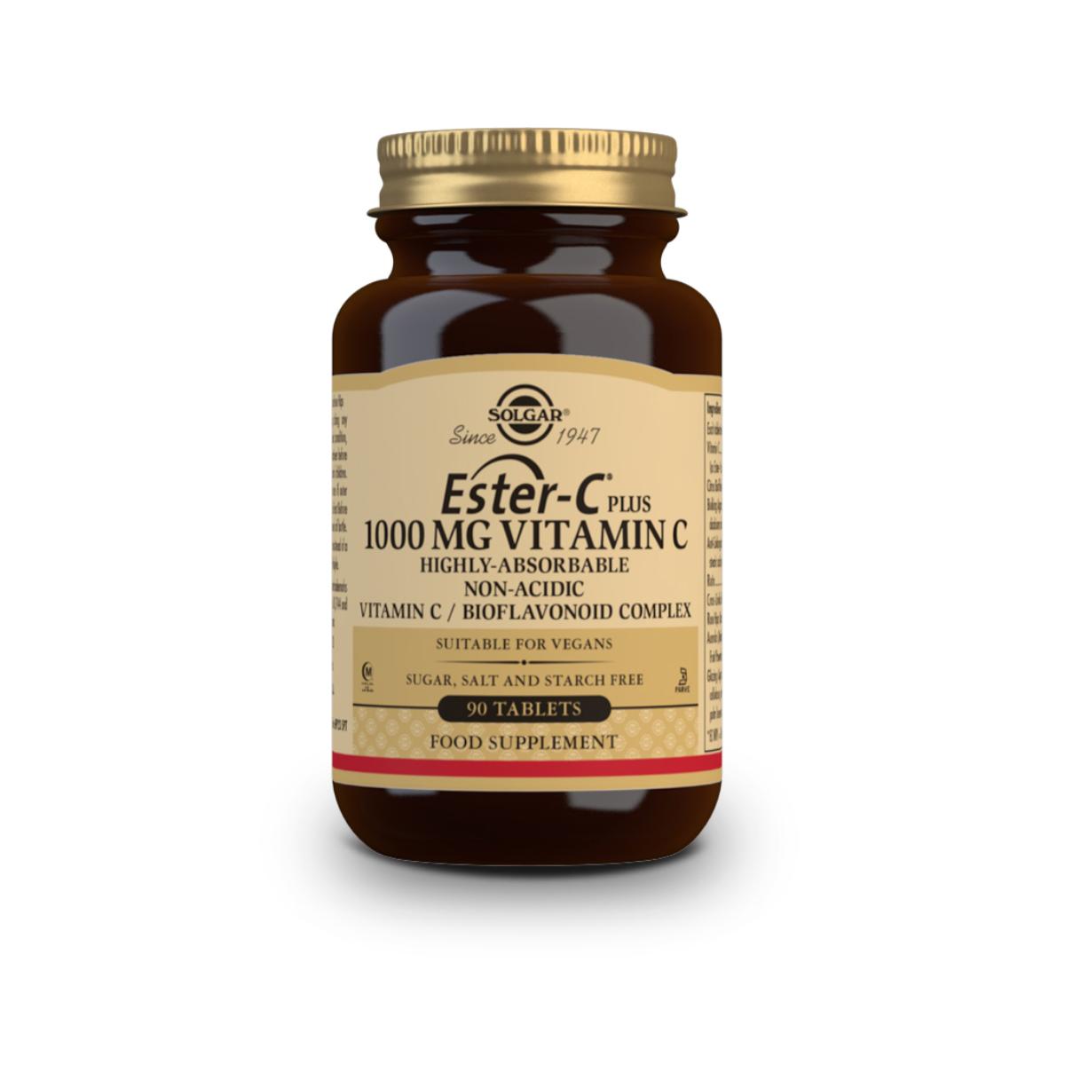 Ester C Plus Vitamin C, 90 tabletter à 1000 mg