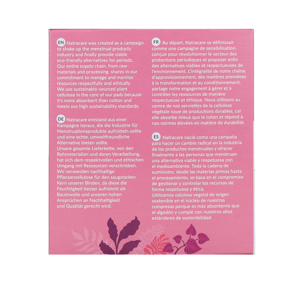 Bardzo długa podpaska z skrzydełkami bio Natracare 8 szt.