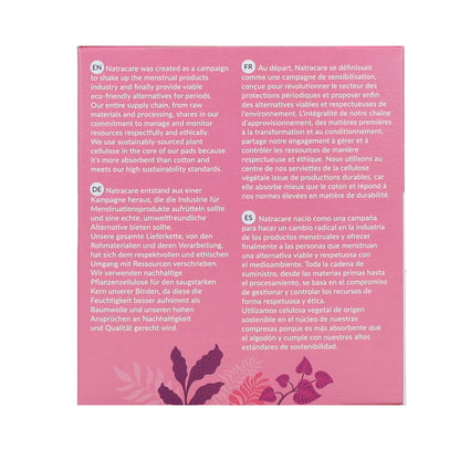 Bardzo długa podpaska z skrzydełkami bio Natracare 8 szt.