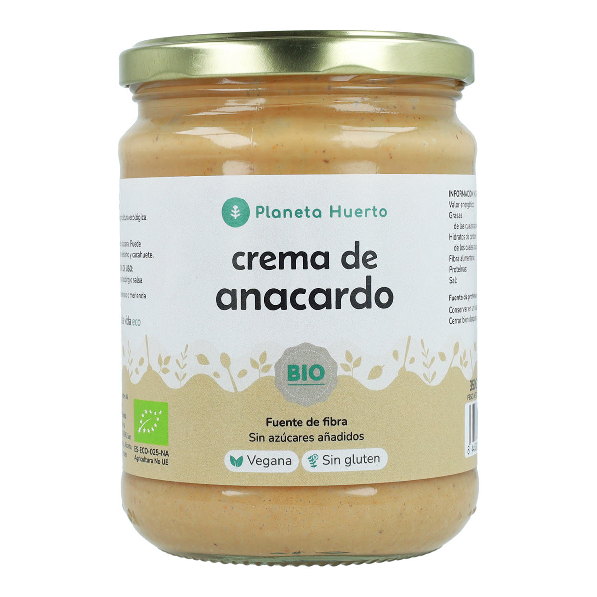 Cashewgrädde ECO Planeta Huerto 350 g