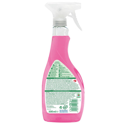 Pack of 10 Frosch raspberry anti-limescale spray 500 ml