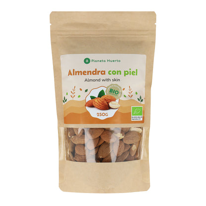 Natürliche Mandeln mit Haut ECO Planeta Huerto 250 g