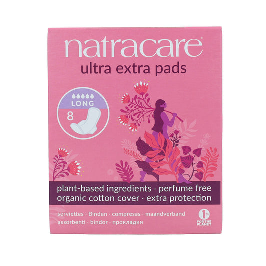 Natracare Ultra Long Winged Organic Sanitary Tissues 8 pcs