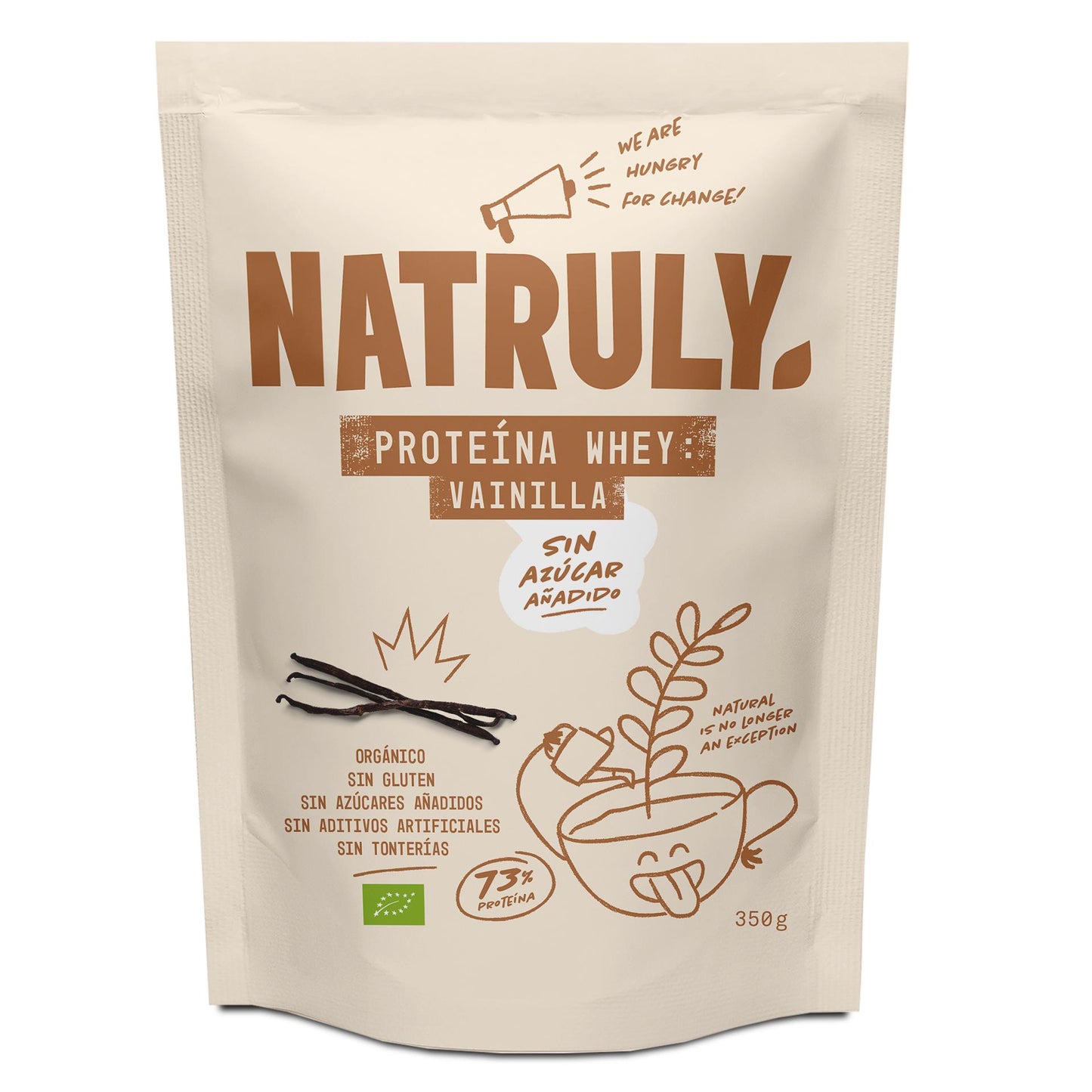 Natruly Proteína Whey Vainilla, 350g