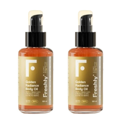 Pack of 2 Golden Radiance Freshly Body Oil 100 ml