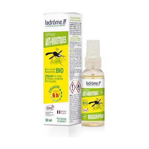 Anti-moustiques à la citronnelle bio Ladrome 50 ml