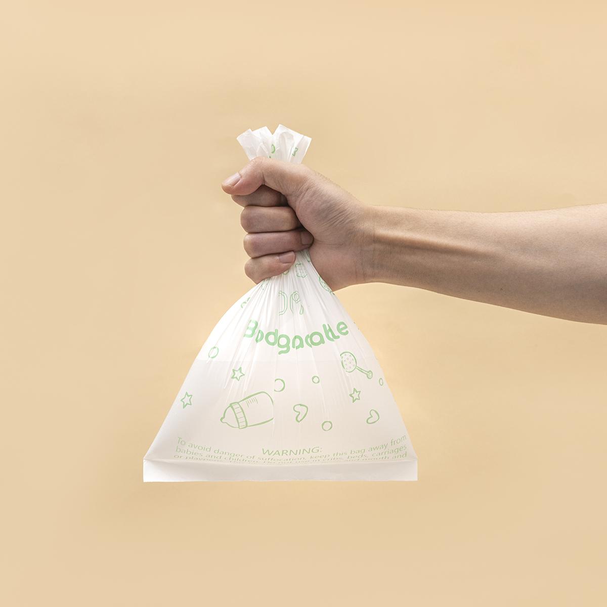 Ecoboom 100% compostable biodegradable bags, 5x20 bags