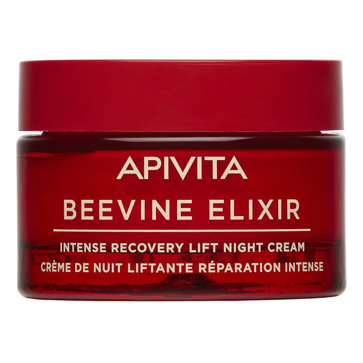 Crème de nuit liftante régénérante intense BEEVINE ELIXIR, APIVITA 50 ml