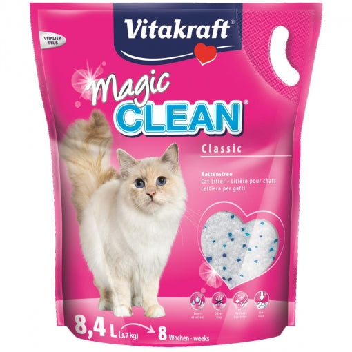 Vitakraft Magic Clean Superabsorberende silicagelparels 4,2 L
