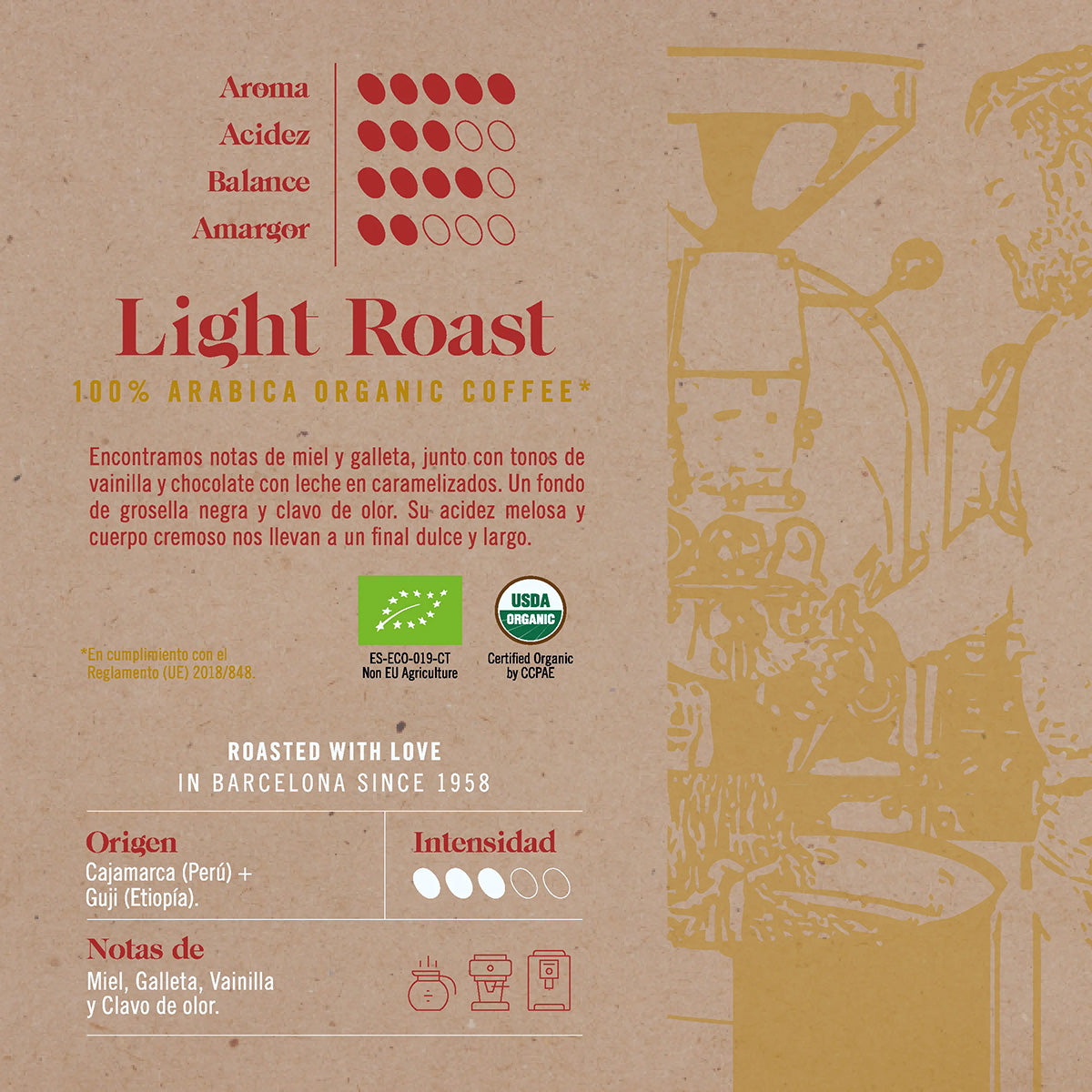 Koffiebonen Atelier Light Roast Novell 500 g