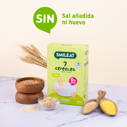 6er-Pack 7-Korn-Brei Eco Smileat 200 g