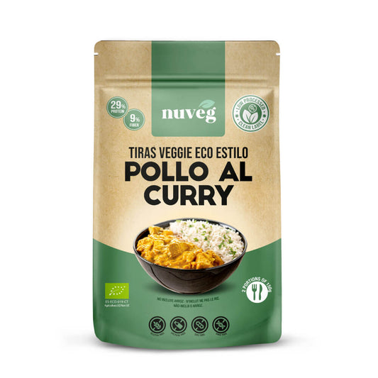Pollo veg. al curry eco Nuveg 90 g